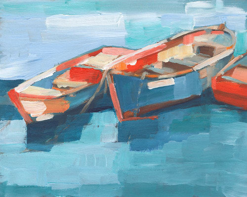 Primary Boats I Poster Print - Ethan Harper