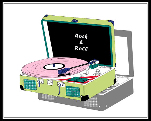 Record Shop II Poster Print - Melissa Wang