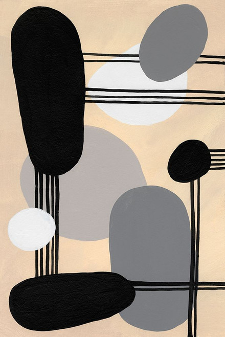 Interconnected Shapes I Poster Print - Regina Moore