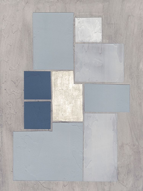 Silver Lamina I Poster Print - Vanna Lam