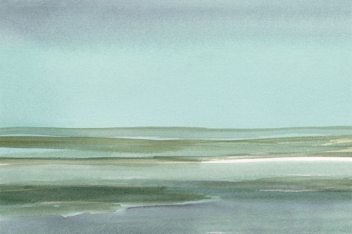 Aqua Reflections I Poster Print - Ethan Harper