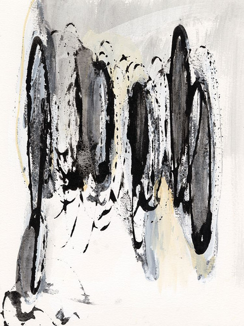 Grey Scribbles I Poster Print - Jodi Fuchs