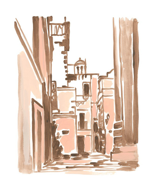 Blush Architecture Study II Poster Print - June Erica Vess