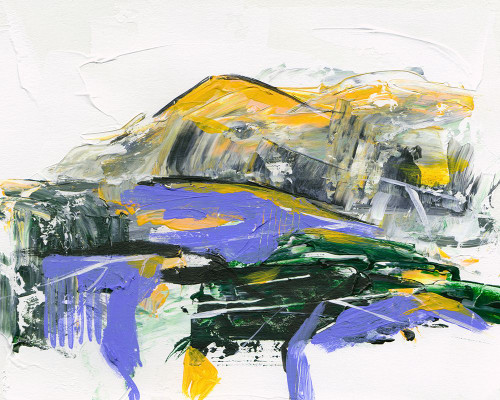 Silent Mountain V Poster Print - Melissa Wang