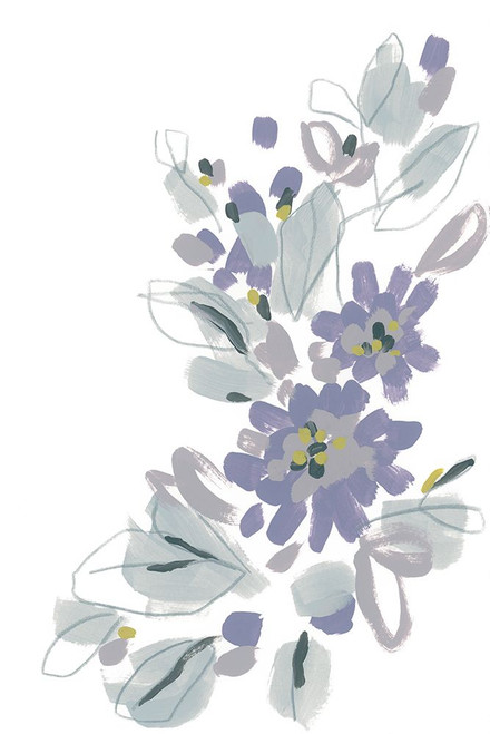 Periwinkle Patch II Poster Print - June Erica Vess