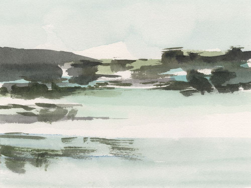 Turquoise Marsh II Poster Print - Ethan Harper