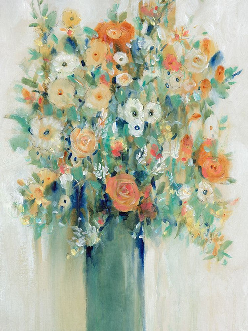 Vase of Spring Flowers I Poster Print - Tim OToole