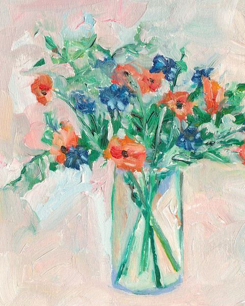 Painterly Soft Bouquet II Poster Print - Melissa Wang