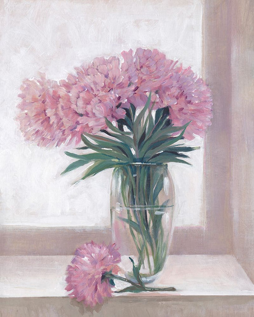 Windowsill Floral I Poster Print - Tim OToole