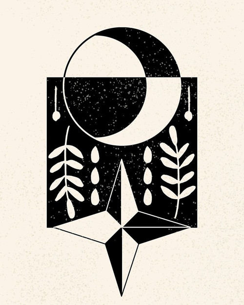 White Moon III Poster Print - Melissa Wang