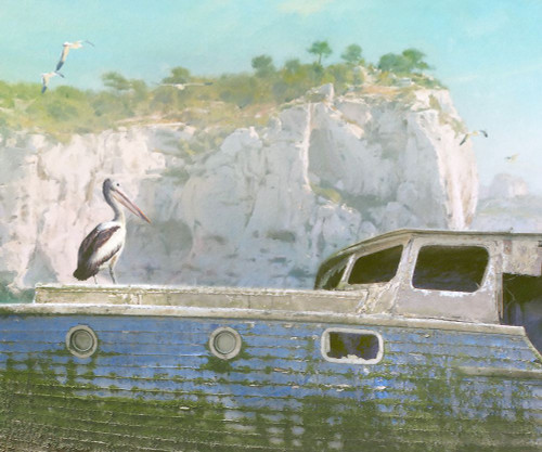 Green Ocean III Poster Print - Steve Hunziker