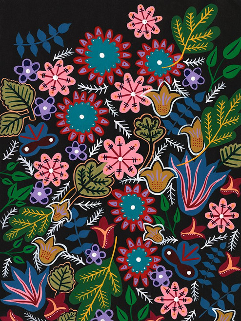 Muddled Flowers II Poster Print - Regina Moore