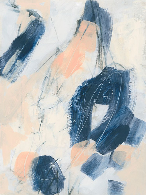 Indigo Tablature II Poster Print - June Erica Vess