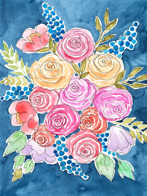 Floral Gaze II Poster Print - Regina Moore