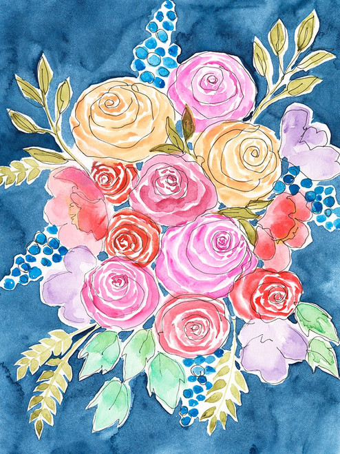Floral Gaze I Poster Print - Regina Moore