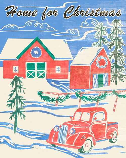 Home for Christmas I Poster Print - Melissa Wang