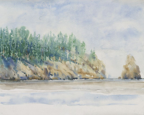 Watercolor Shore II Poster Print - Tim OToole