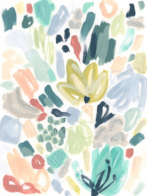 Garden Terrazzo II Poster Print - June Erica Vess