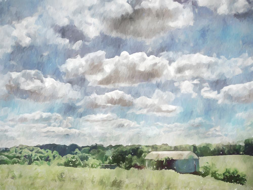 Sky Barn Poster Print - Kim Curinga