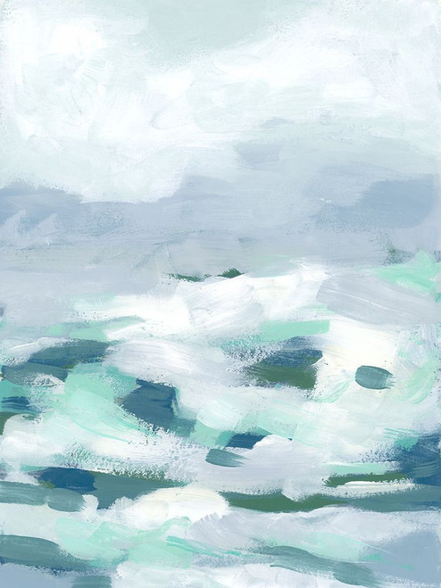 Seafoam Surf I Poster Print - June Erica Vess