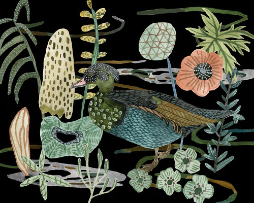 Duck in River II Poster Print - Melissa Wang