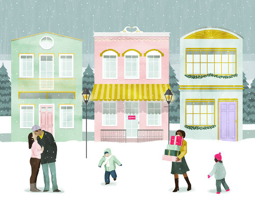 Little Town II Poster Print - Grace Popp