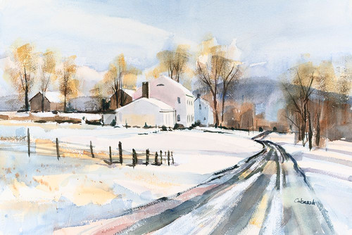 Snowed In Poster Print - Stephen Calcasola