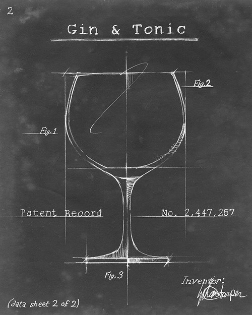 Barware Blueprint X Poster Print Ethan Harper Posterazzi 6774