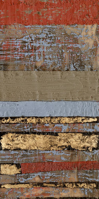 Embellished Wax Textures II Poster Print - Jennifer Goldberger