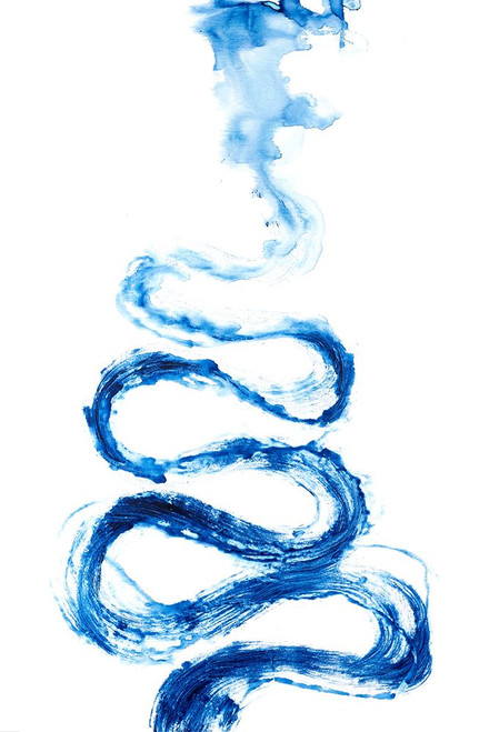 Indigo Vapor I Poster Print - Michael Willett