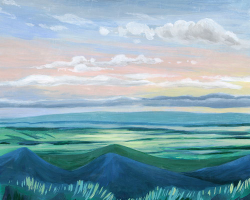 Sunset Outlook I Poster Print - Grace Popp