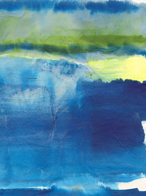 Deep Blue Thoughts I Poster Print - Joyce Combs