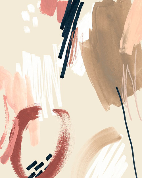 Brushstroke Confetti I Poster Print - June Erica Vess