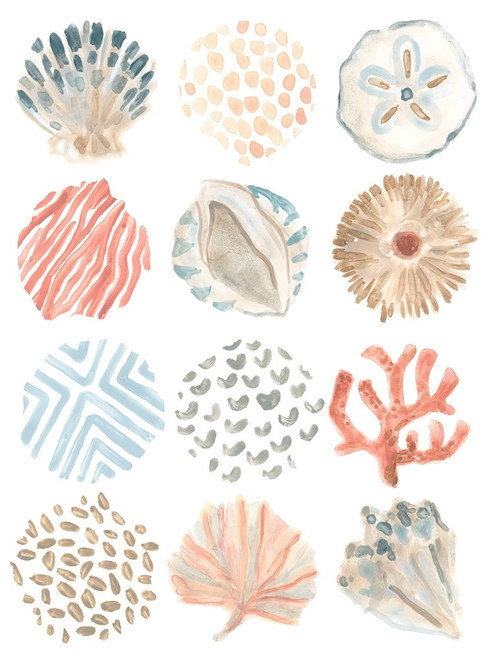 Ocean Patterns I Poster Print - June Erica Vess