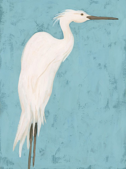 Heron Fresco I Poster Print - June Erica Vess