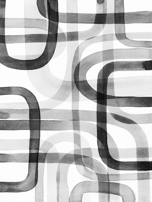 Overlapping V Poster Print - Nikki Galapon