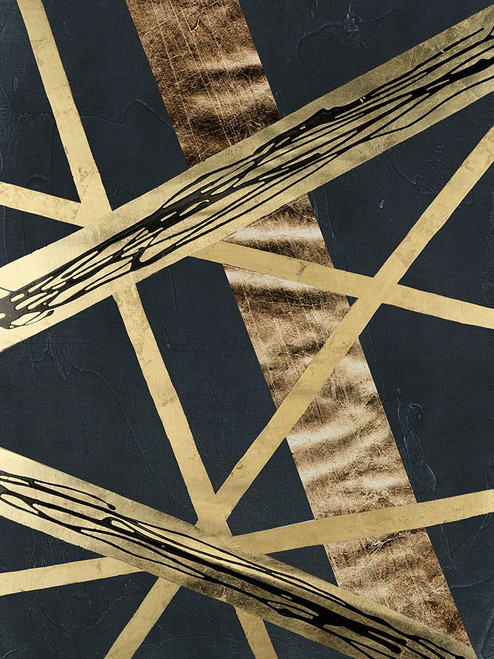 Scaffolds II in Gold Poster Print - Vanna Lam