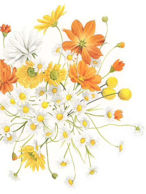 Sunny Wild Bouquet I Poster Print - Grace Popp