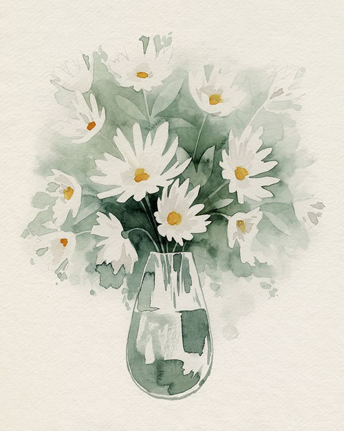 Daisy Bouquet Sketch I Poster Print - Grace Popp