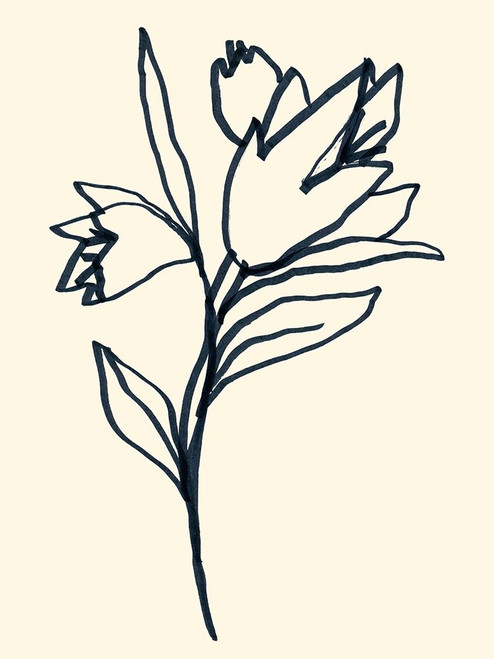 Floral Marker I Poster Print - June Erica Vess