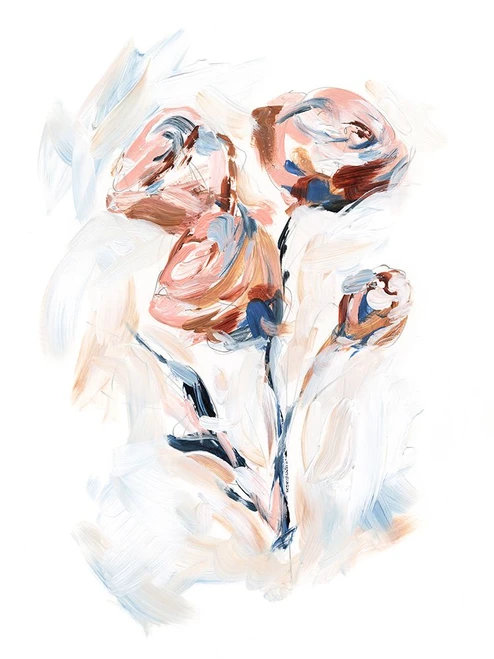 Abstract Rose Bouquet II Poster Print - Ethan Harper