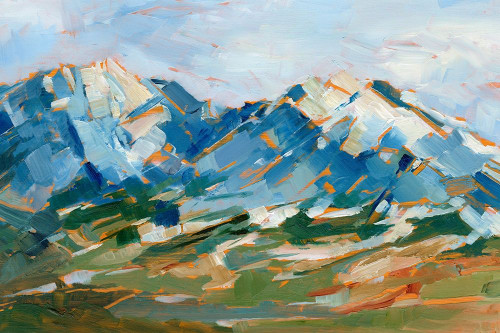 Blue Mountain Peaks I Poster Print - Ethan Harper