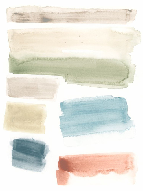 Watercolor Swatches I Poster Print - June Erica Vess