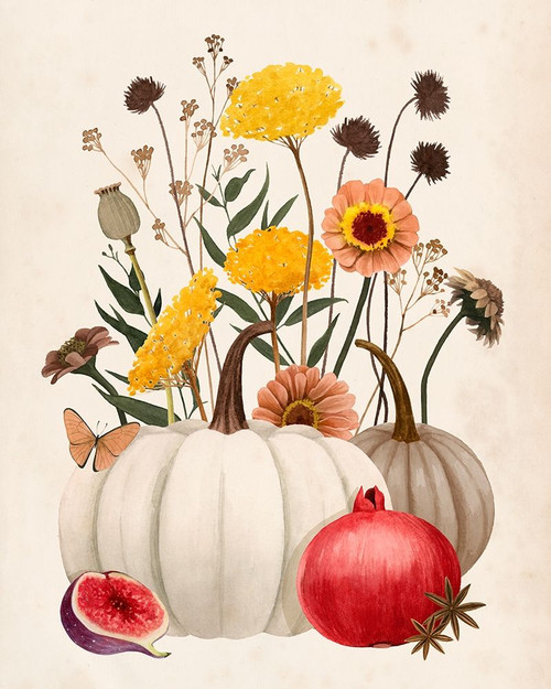 Fall Botanicals II Poster Print - Grace Popp