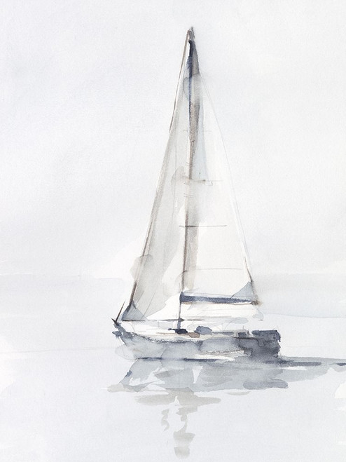 Misty Harbor I Poster Print - Ethan Harper