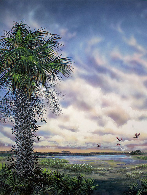 Tropical View Poster Print - James Harris