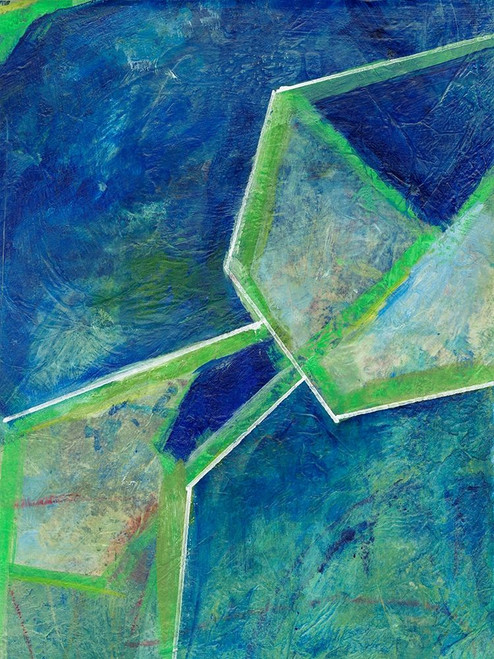 Geometric in Cool III Poster Print - Joyce Combs