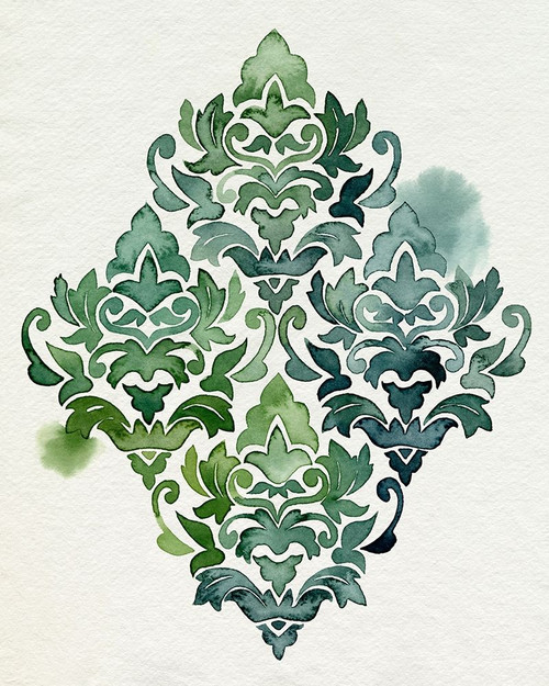 Algae and Azule Motif II Poster Print - Grace Popp