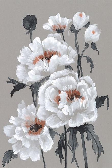 Peony Profusion II Poster Print - Jennifer Goldberger