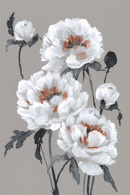 Peony Profusion I Poster Print - Jennifer Goldberger